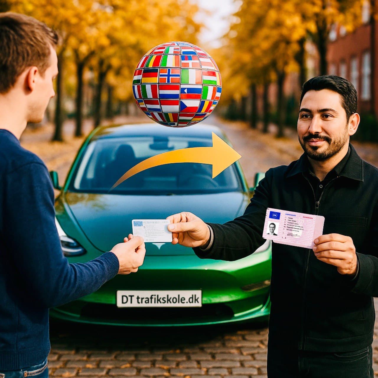 Exchange of foreign driving license
